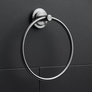 Restoration Hardware Spritz Towel Ring – Polished Stainless Steel